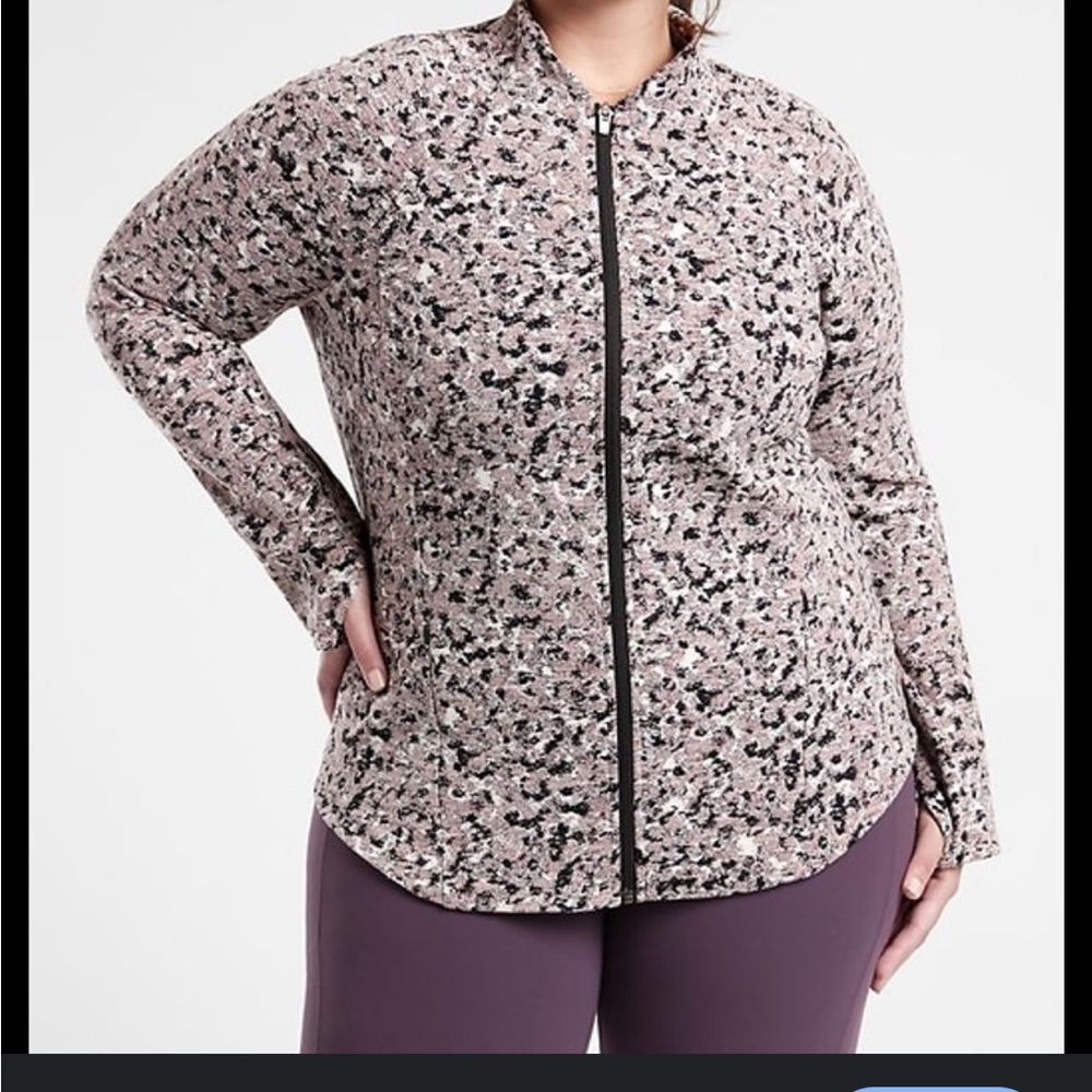 New with tag Athleta salutation Textured Jacket